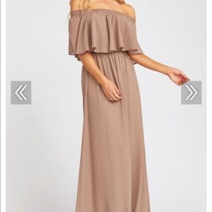 Hacienda Maxi Dress - Dune Chiffon SMYMM